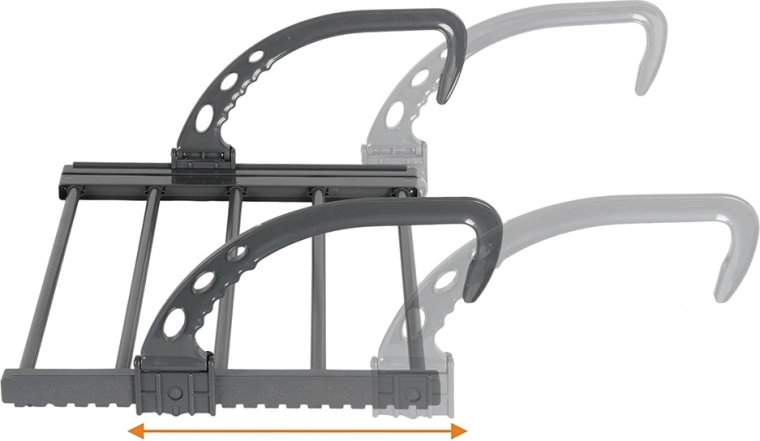 Adjustable width 45–83 cm