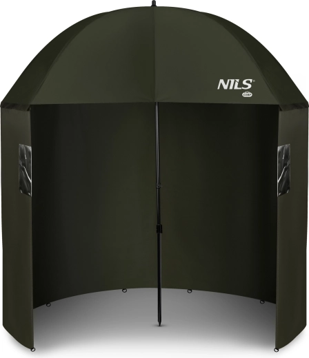 Parapluie de pêche avec paroi latérale 3/4 Nils Camp