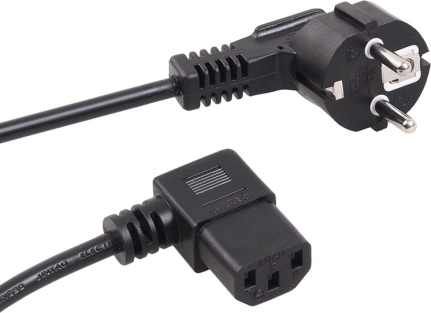 Napájací uhlový kábel 3 pin 5M EU
