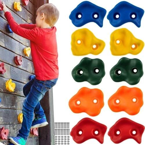 Climbing Holds for Kids – Set of 10 pcs Kruzzel