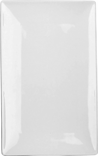 Vassoio da portata in porcellana rettangolare Regular 31 cm color crema