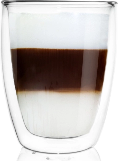 Verre isotherme à double paroi pour latte 330 ml