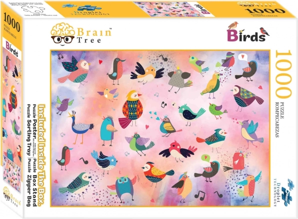 Puzzle Brain Tree uccelli delle fiabe 1000 pezzi