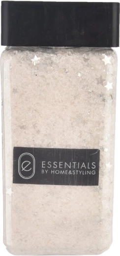 Dekorativt glittersand sølv 500 g
