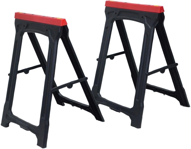 Cavalletti da lavoro pieghevoli in PP, 2 pz
