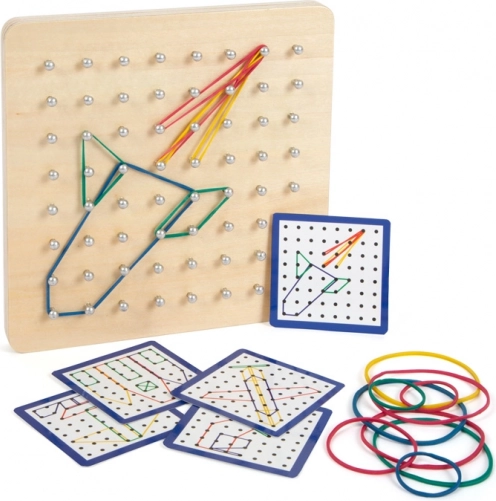 Wooden Geoplan Board