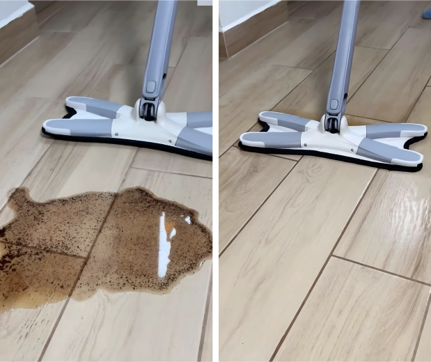 Ampia copertura e testa girevole flessibile