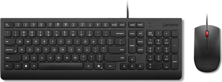 Lenovo Essential Wired Combo tastiera e mouse (US 103P)
