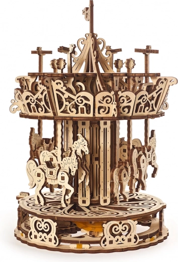Wooden Mechanical Carousel UGEARS 3D Puzzle