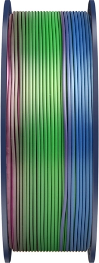 Finition silk brillante et dégradés arc-en-ciel