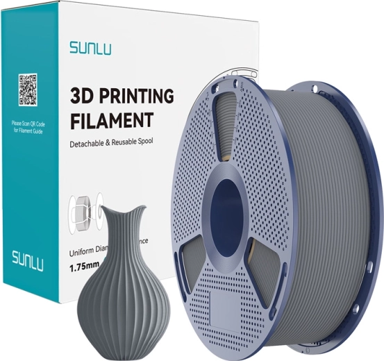 Filament SUNLU PLA Classic Gray 1.75 mm 1 kg