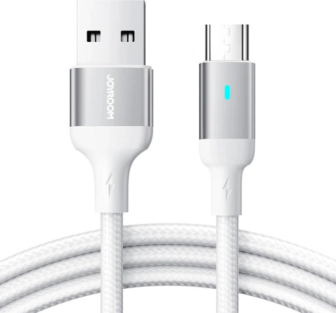 Cavo di ricarica e dati USB‑A a Micro USB 2,4 A 1,2 m JOYROOM bianco