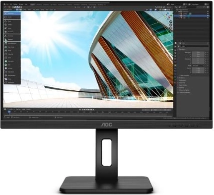 Monitor AOC 23.8" IPS con HDMI, DP, USB e Pivot