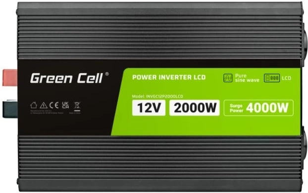 Helder LCD‑display en batterijbewaking