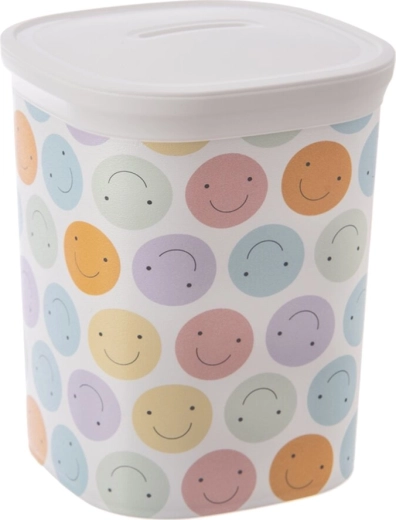 Contenitore in plastica con coperchio UH Money Smiley