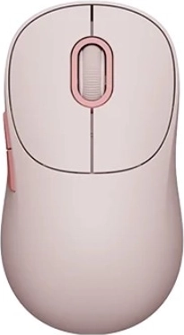 Mouse wireless rosa con clic silenzioso e connessione duale