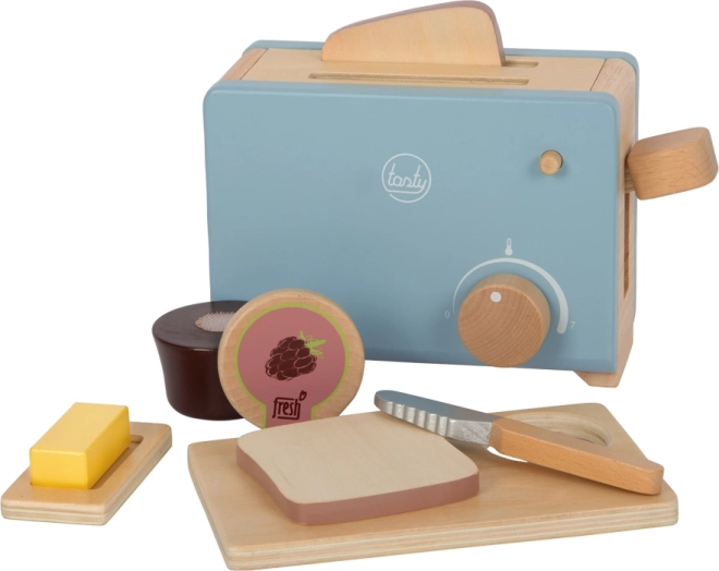 Tostapane in legno con accessori Tasty small foot