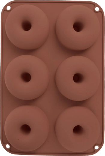 6 cavités à donuts pour des résultats uniformes
