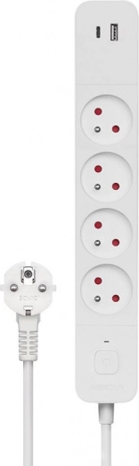Surge Protective Extension Strip with USB Ports