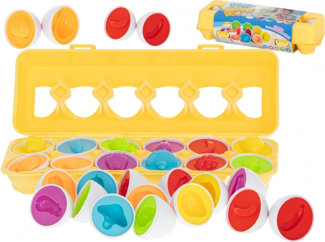 Educational Toy Egg Set for Shape Matching