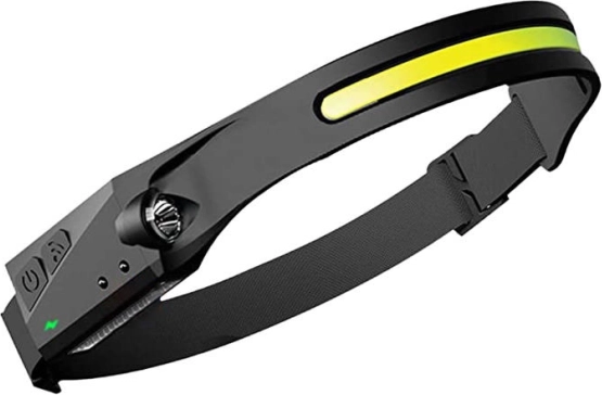 Superfire HL65 headlamp with motion sensor, 120 lm, USB‑C
