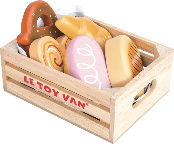 Cassetta in legno con prodotti da forno LE TOY VAN Honeybake