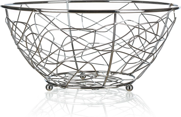 Cestino portafrutta in filo Banquet Vanity 23 cm cromato