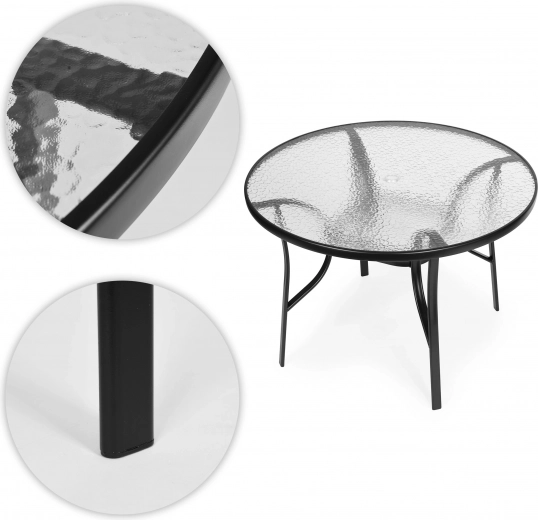 Stabiler Stahlrahmen mit Doppelverstrebung