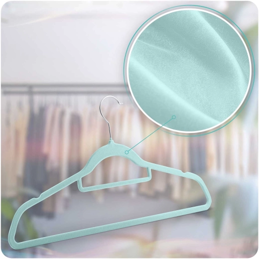 Non-slip velvet surface for a secure hold