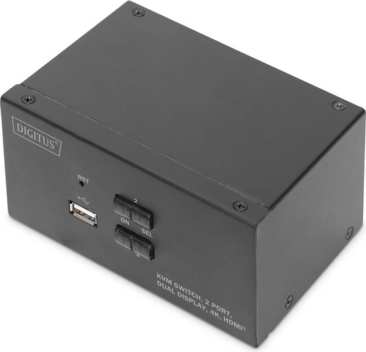 switch kvm 2 porte hdmi per due monitor 4k 30 hz
