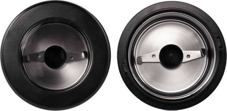 Lame e camera di macinazione in acciaio inox