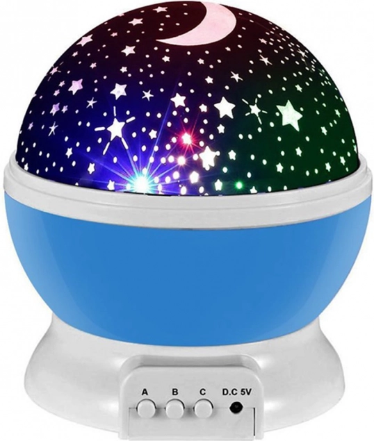 Rotating Starry Sky Projector 2-in-1 Night Light