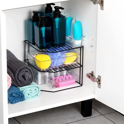 Organisation polyvalente dans la cuisine et la salle de bain