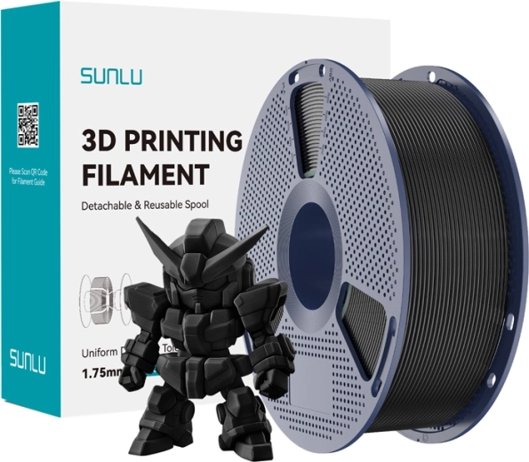 Filamento Sunlu PLA+ 2.0 nero