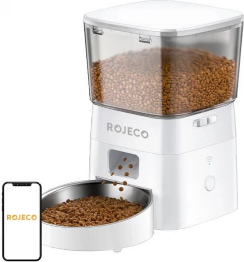 Smart Automatic Pet Feeder ROJECO 2L with Wi-Fi