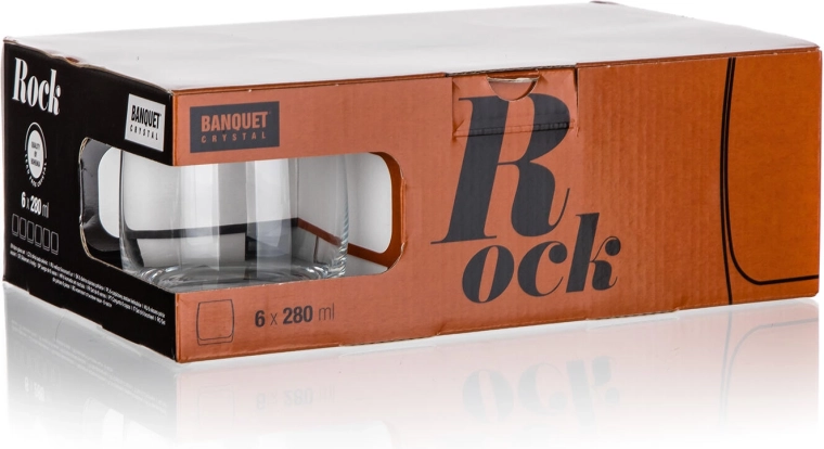 Praktisches Set mit 6 Gläsern à 280 ml