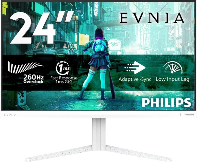 Monitor da gaming Philips Evnia 23,8" Fast IPS 260 Hz