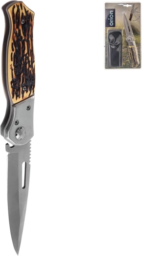 Springmesser-Klappmesser Flick 9 cm, Edelstahl/UH