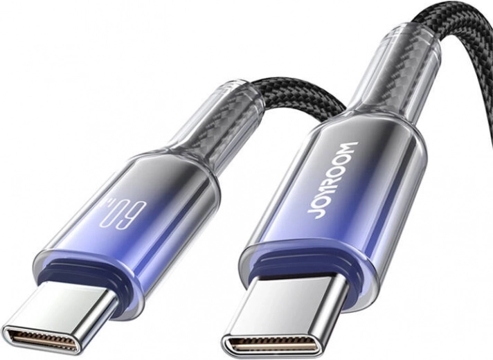 Joyroom USB‑C kabel 60 W, 1,2 m črn