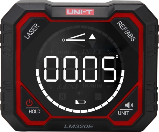 Uni-T digital angle gauge with laser LM320F