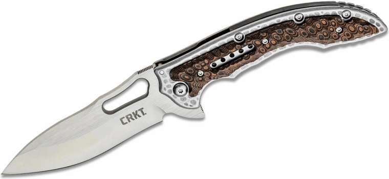 CRKT Fossil Brown pocket knife 10 cm