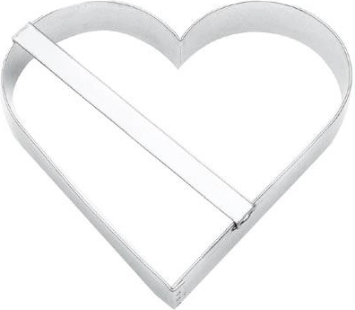 Udstiksform til honningkage hjerte