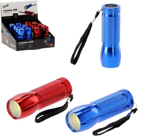 Pocket LED flashlight, assorted colors