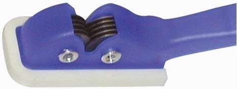 Knivskærper med håndtag og skridsikker bund, mix af farver