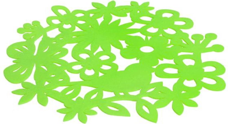 Set de table rond en feutre de Pâques 36 cm – assortiment de couleurs