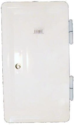 Sportellini doppi per camino bianchi 160 × 320 mm