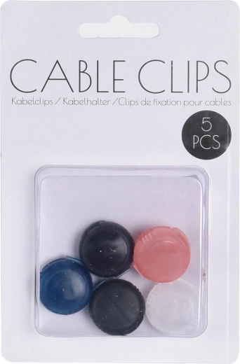 Organizer per cavi – supporti adesivi (5 pz)
