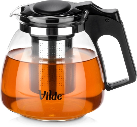 Glass Teapot with Stainless Steel Tea Infuser 1.15 l