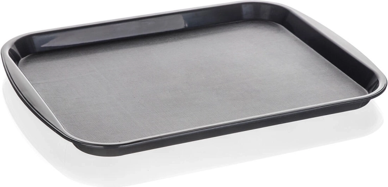 CULINARIA serving tray, plastic, black, 35 × 26 × 2 cm