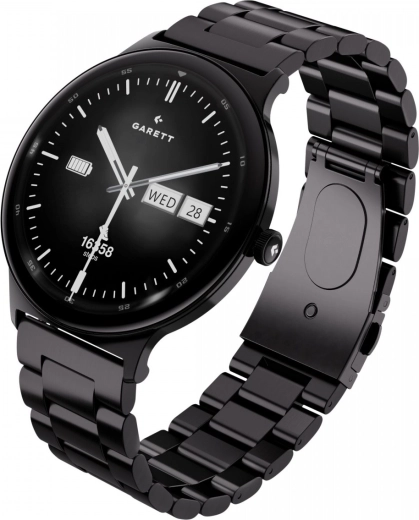 Smartwatch GARETT Quantum con cinturino in acciaio e in pelle
